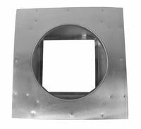 Square Roof Curb for 7" Diameter Vent | 6" high walls - Active Ventilation Products