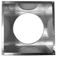 Square Roof Curb for 7" Diameter Vent | 8" high walls - Active Ventilation Products