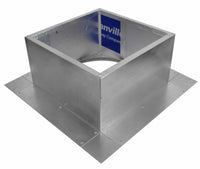 Insulated Square Roof Curb for 8" Diameter Vent | 6" high walls - Active Ventilation Products