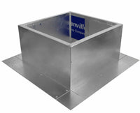 Insulated Square Roof Curb for 8" Diameter Vent | 6" high walls - Active Ventilation Products