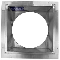 Insulated Square Roof Curb for 8" Diameter Vent | 6" high walls - Active Ventilation Products