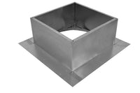 Square Roof Curb for 9" Diameter Vent | 6" high walls - Active Ventilation Products