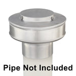 Model TVC-2.5-PVC | Tubi Vent Cap for PVC Pipes |  2.5" Diameter