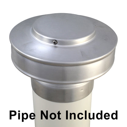 Model TVC-4-PVC | Tubi Vent Cap for PVC Pipes |  4" Diameter