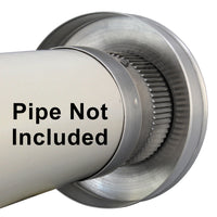 Model TVC-4-PVC | Tubi Vent Cap for PVC Pipes |  4" Diameter
