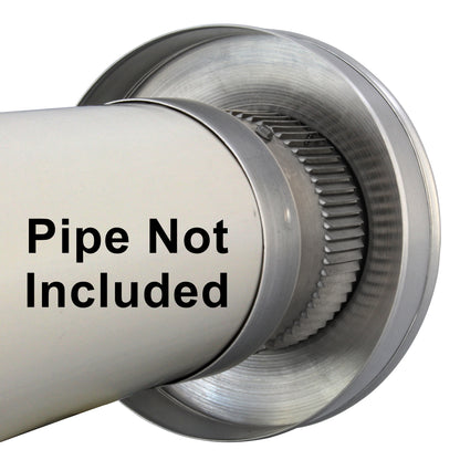 Model TVC-4-PVC | Tubi Vent Cap for PVC Pipes |  4" Diameter