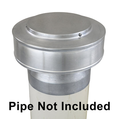 Model TVC-6-PVC | Tubi Vent Cap for PVC Pipes |  6" Diameter