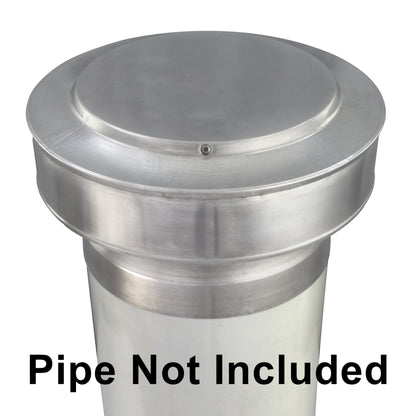 Model TVC-8-PVC | Tubi Vent Cap for PVC Pipes |  8" Diameter