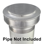 Model TVC-8-PVC | Tubi Vent Cap for PVC Pipes |  8" Diameter