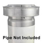 Model TVC-8-PVC | Tubi Vent Cap for PVC Pipes |  8" Diameter