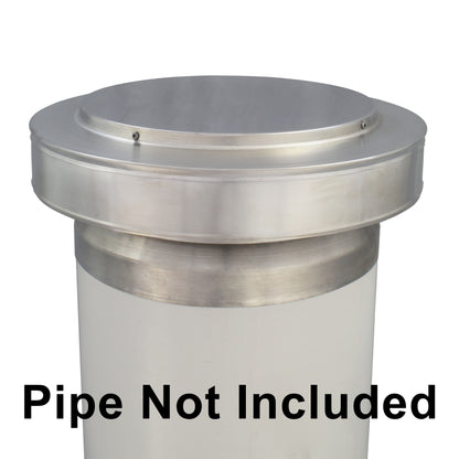 Model TVC-12-PVC | Tubi Vent Cap for PVC Pipes |  12" Diameter