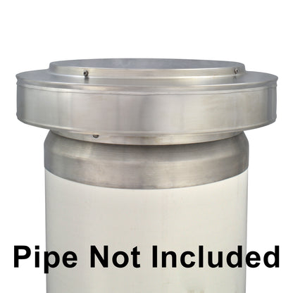 Model TVC-12-PVC | Tubi Vent Cap for PVC Pipes |  12" Diameter