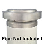 Model TVC-12-PVC | Tubi Vent Cap for PVC Pipes |  12" Diameter