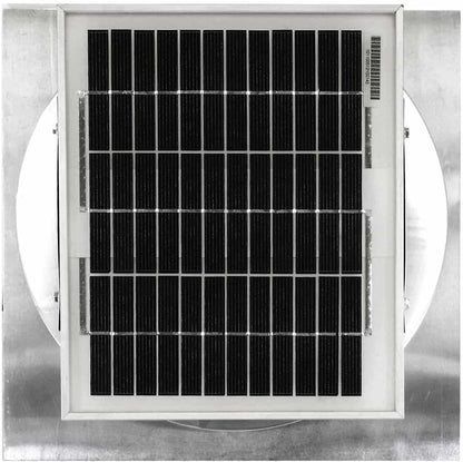 Model RBSF-8-C4 | Round Back Solar Fan | 8″ Diameter | 4″ Tall Collar | CFM: 365