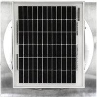Model RBSF - 8 - C2 | Round Back Solar Fan | 8" Diameter | 2" Tall Collar | CFM: 365 - Active Ventilation Products