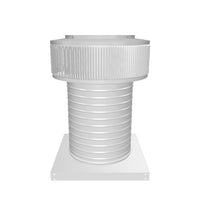 Model AF-10-C12-CMF | Aura Fan | 10" Diameter | 12" Tall Collar | Curb Mount Flange | CFM: 500