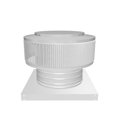 Model AF-10-C4-CMF | Aura Fan | 10" Diameter | 4" Tall Collar | Curb Mount Flange | CFM: 500