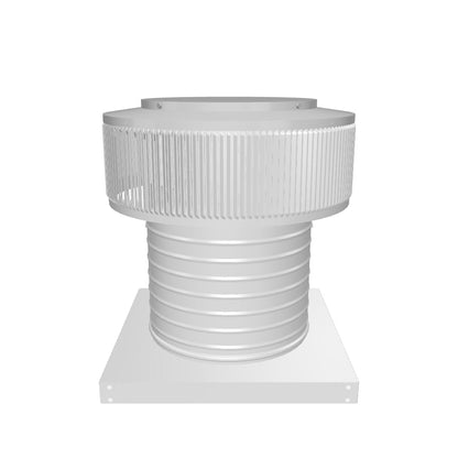 Model AF-10-C8-CMF | Aura Fan | 10" Diameter | 8" Tall Collar | Curb Mount Flange | CFM: 500