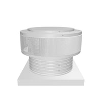 Model AF-16-C6-CMF | Aura Fan | 16" Diameter | 6" Tall Collar | Curb Mount Flange | CFM: 1800