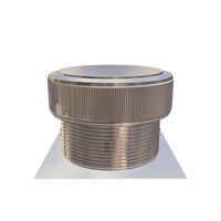 Model AF-30-C12 | Aura Fan | 30" Diameter | 12" Tall Collar  | Flat Flange |  CFM: 8000