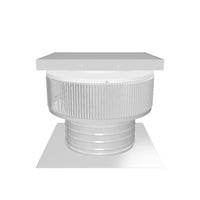 Model ASF-10-C4 | Aura Solar Fan | 10" Diameter | 4" Tall Collar | CFM: 524