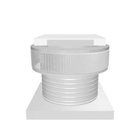 Aura Solar Exhaust Fan 1,007 CFM | 14" Diameter | 6" Tall Collar  | Curb Mount Flange