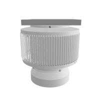 Model ASF-6-PVC | Aura Solar Fan |  6" Diameter  | PVC Pipe Schedule 40 & 80