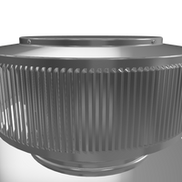Gravity Ventilator - Aura Ventilator | 10" Diameter | 2" Tall Collar | Flat Base