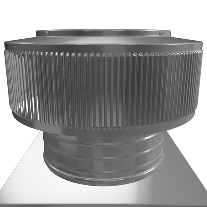 Aura Gravity Roof Ventilator 78 NFA |  10" Diameter | 4" Tall Collar  | Curb Mount Flange