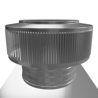 Gravity Ventilator - Aura Ventilator | 10" Diameter | 4" Tall Collar | Flat Base
