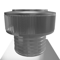 Gravity Ventilator -Aura Ventilator | 10" Diameter | 6" Tall Collar | Flat Base