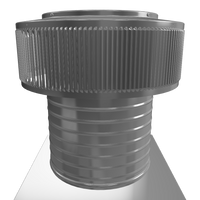 Gravity Roof Ventilator 10" dia with Curb Mount Base
