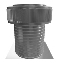 Gravity Ventilator - Aura Ventilator | 12" Diameter | 12" Tall Collar | Flat Base