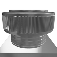 Gravity Roof Ventilator 12" dia with Curb Mount Base