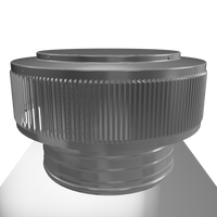 Gravity Ventilator - Aura Ventilator | 12" Diameter | 4" Tall Collar | Flat Base