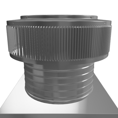 Aura Gravity Roof Ventilator 113 NFA |  12" Diameter | 6" Tall Collar  | Curb Mount Flange