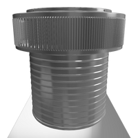 Gravity Roof Ventilator 14" dia with Curb Mount Base