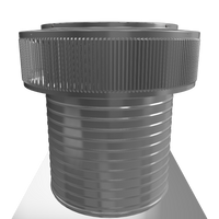 Gravity Ventilator - Aura Ventilator | 144 NFA | 14" Diameter | 12" Tall Collar | Flat Base