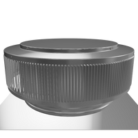 Gravity Ventilator - Aura Ventilator | 14" Diameter | 2" Tall Collar | Flat Base | 144 Sq. In. NFA