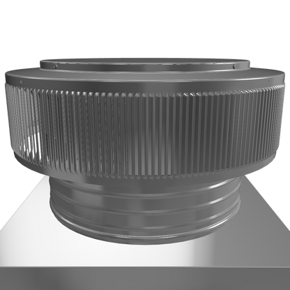 Aura Gravity Roof Ventilator 144 NFA |  14" Diameter | 4" Tall Collar  | Curb Mount Flange