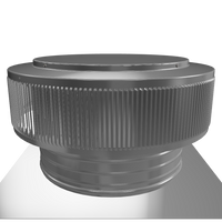 Gravity Ventilator - Aura Ventilator | 14" Diameter | 4" Tall Collar | Flat Base | 144 Sq. In. NFA