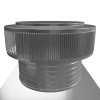 Gravity Ventilator - Aura Ventilator | 14" Diameter | 6" Tall Collar | Flat Base
