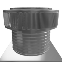 Gravity Roof Ventilator 14" dia with Curb Mount Base
