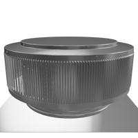 Gravity Vent - Aura Ventilator | 200 NFA | 16" Diameter | 2" Tall Collar | Flat Base
