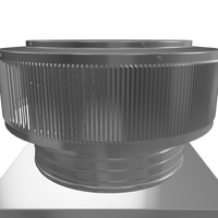Gravity Roof Ventilator 16" dia with Curb Mount Base
