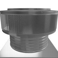 Gravity Roof Ventilator 16" dia with Curb Mount Base