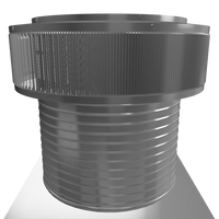 Gravity Roof Ventilator 18" dia with Curb Mount Base