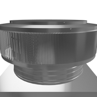 Gravity Roof Ventilator 18" dia with Curb Mount Base