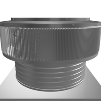 Gravity Roof Ventilator 18" dia with Curb Mount Base