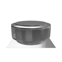 Gravity Ventilator - Aura Vent | 314 NFA | 20" Diameter | 2" Tall Collar | Flat Base